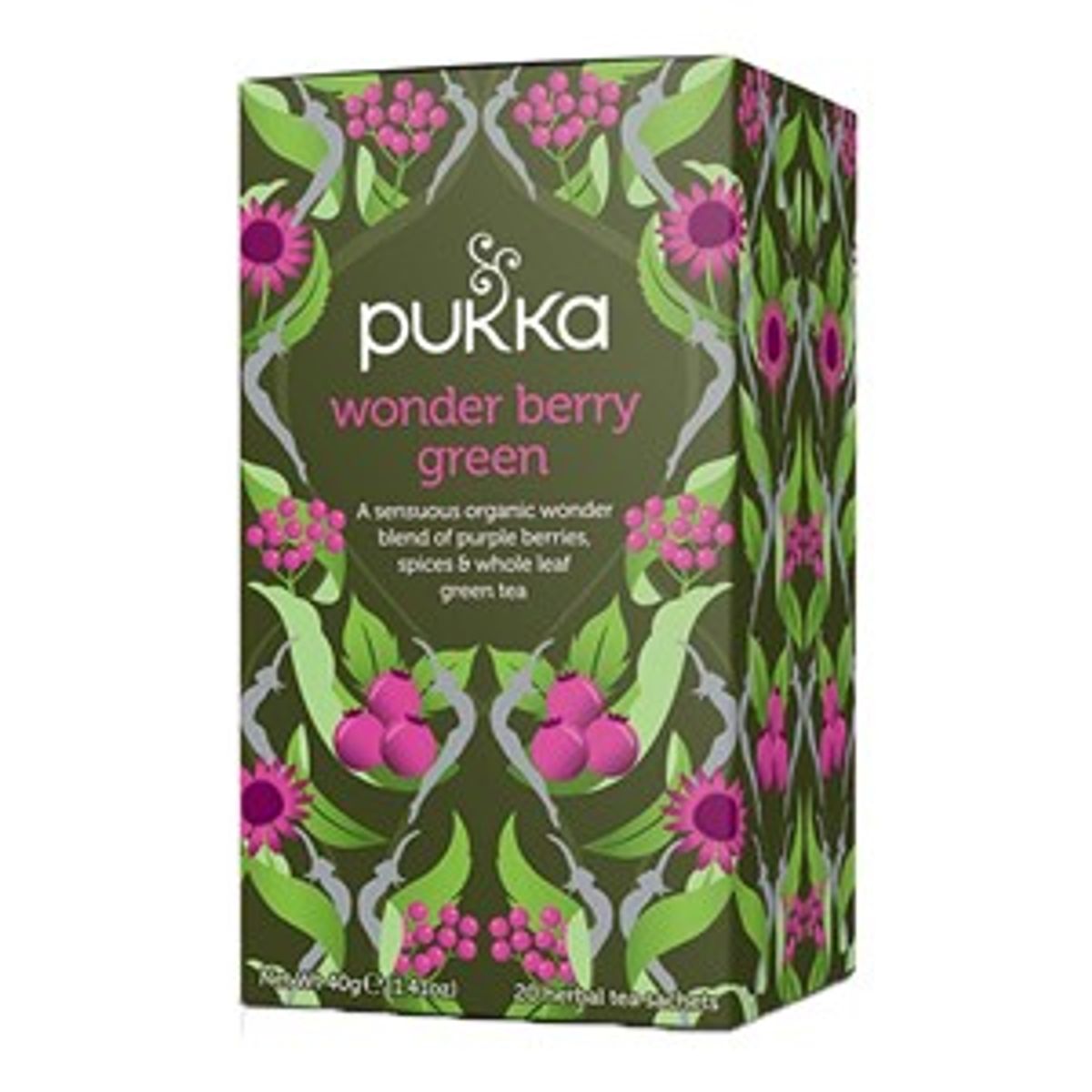 Pukka wonderberry green 20 poser