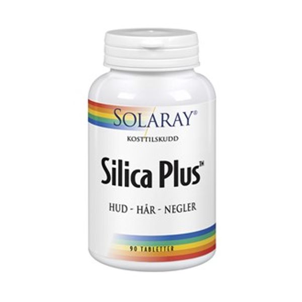 Hovedbilde Solaray silicia plus for hår, hud & negler 90tab