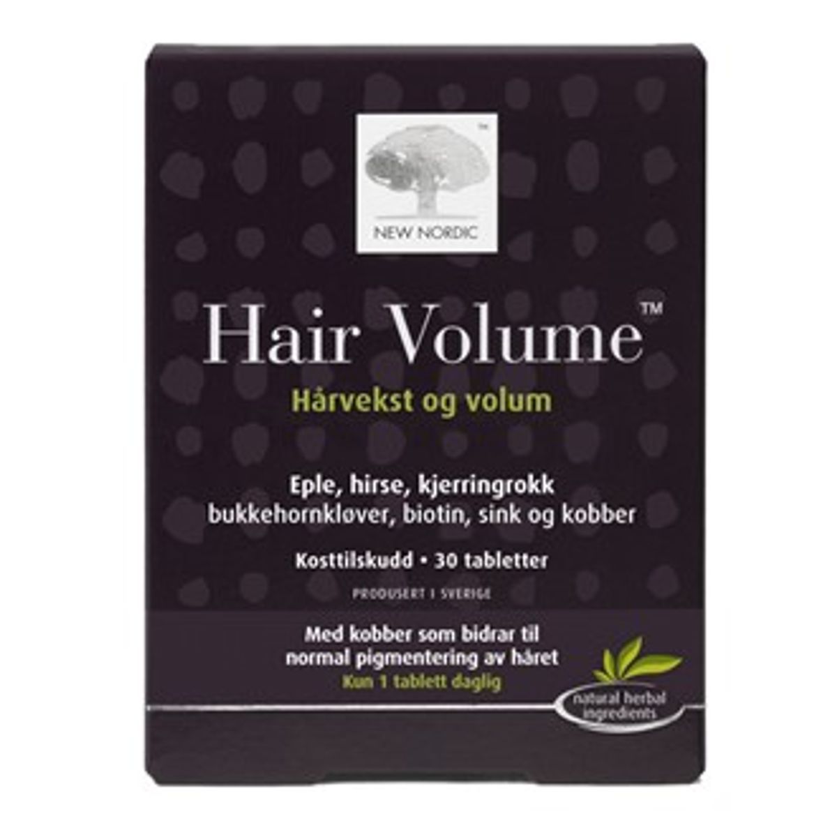 New nordic hår volum 30tab