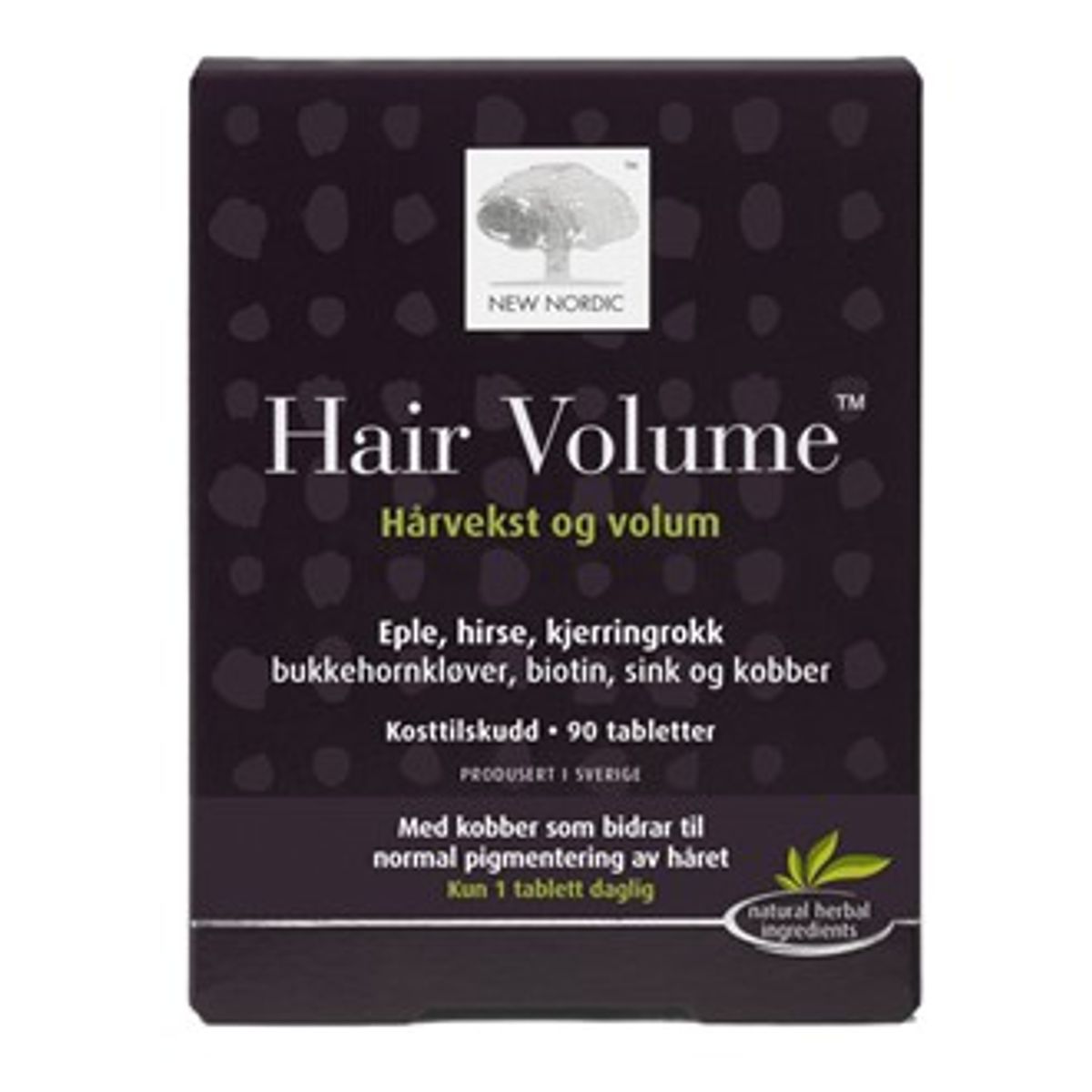 New noridc hair volume 90tab - for hår, hud og negler